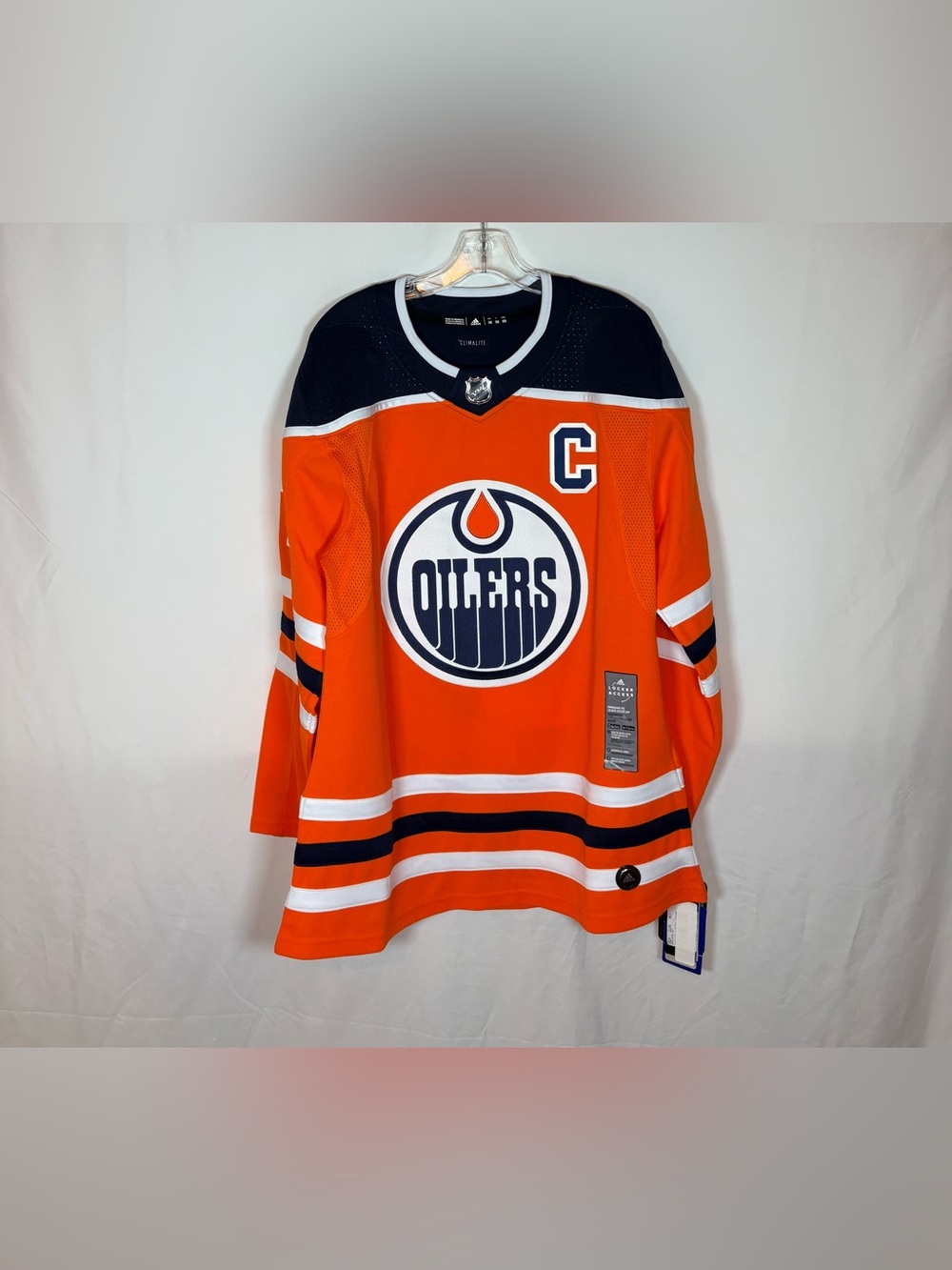 Adidas Edmonton Oilers #97 McDavid Orange Home Hockey Jersey Size 50
